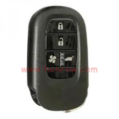 For Honda 4 button Smart Remote Car key with 433MHZ 4A Chip  FCC ID : KR5TP-4
