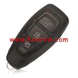 For Original Ford 3 button Keyless fiesta Remote key with 433Mhz ID49 PCF7953P chip J1BT-15K601-AD or AA. Original PCB+Aftermarket shell.