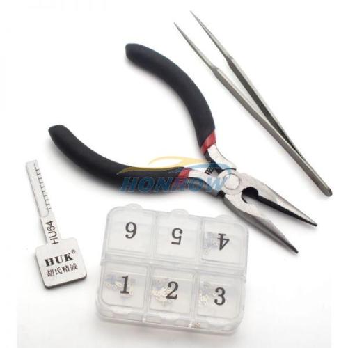For HU64 Key model, ajust into a new key, and then use key cutting machine to cut