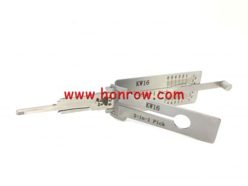 For Original Lishi KW16 2 in 1 decode and lockpick