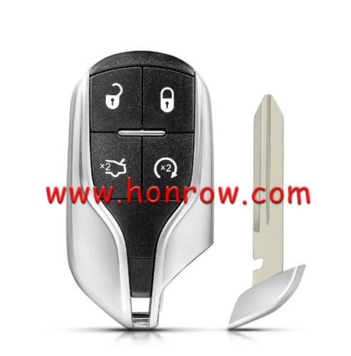 For Maserati 4 button remote key case without logo