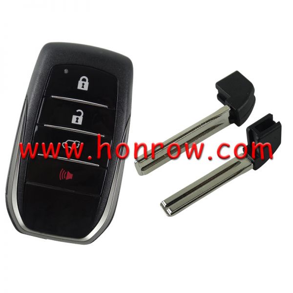 For Lex 3+1button modified smart remote key