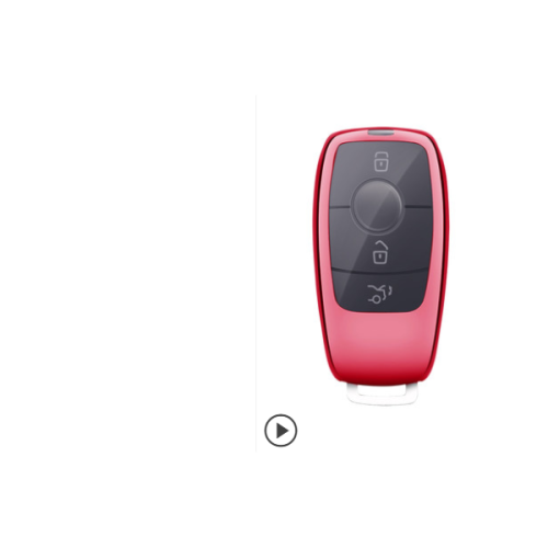 For Benz TPU protective key case red color  MOQ:5pcs