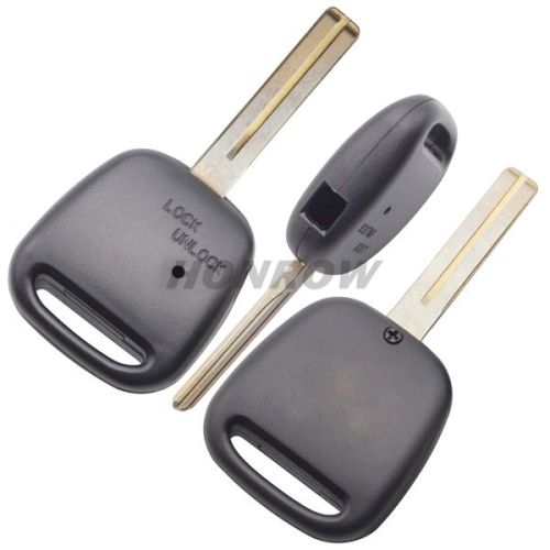 For To 1 button remote key blank with TOY48 blade (with light hole) (No Logo)
