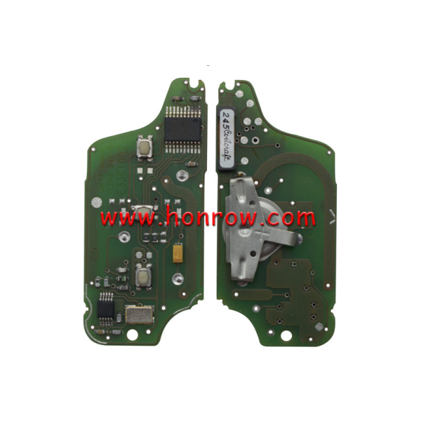 Original For Citroen FSK 3 button flip remote control with 433Mhz PCF7941 Chip for 307&407 Blade FSK Model