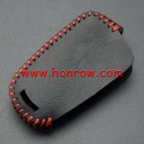 For Opel 3 button key cowhide leather case