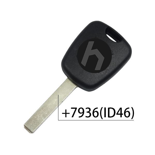 Peu transponder key with 307 key blade with 7936 ( ID46) Chip