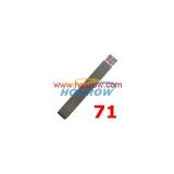 For  Opel Key Blade Hu100 71#