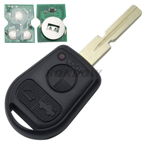 For BMW 3 button remote key with 4 track blade 433mhz with ID44 PCF7935 Chip