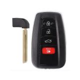 For Toy 4 button ASK 314.3MHz Smart Remote Key 8Achip TOY12  FCC ID:14FBE-0410 P4 [91 00 A9 A9]