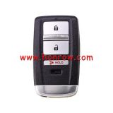 For ac 2+1 button remote Key blank