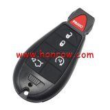 For Chrysler 4+1 button remote key with  315Mhz ID46 PCF7941 Chip FCCID:M3N5WY783X