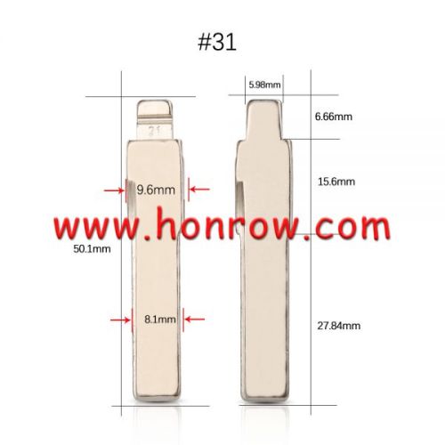 KEYDIY blade Car Key #31 Blade For VW /Audi