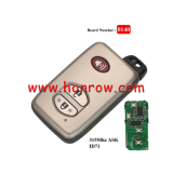 For Toy 2+1 button Smart Card 314.3MHz  ID71 chip FSK  0140 Board CHIP: ID71-WD02