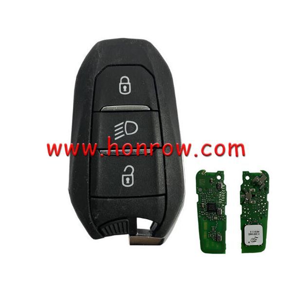 For Original Peugeot 5008 508 3 button  Keyless Go Smart remote Key with 4A HITAG AES NCF29A1 434MHz