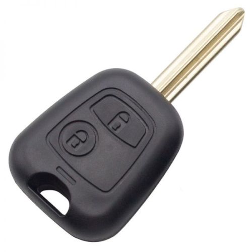 For Peu 2 button remote key blank