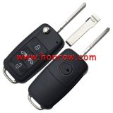 For V 4 button flip remote  key blank