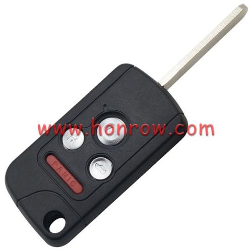 For Ho 3+1 buttons modified folding remote key blank