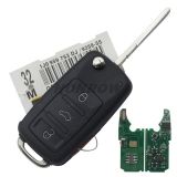 For Au A8 3+1 button flip Remote key with 433Mhz