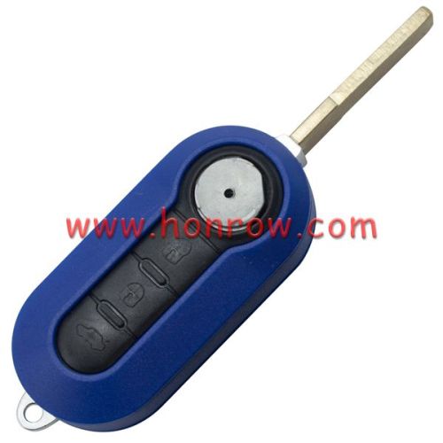 For Fi 3 button flip remote key blank (Blue Color)