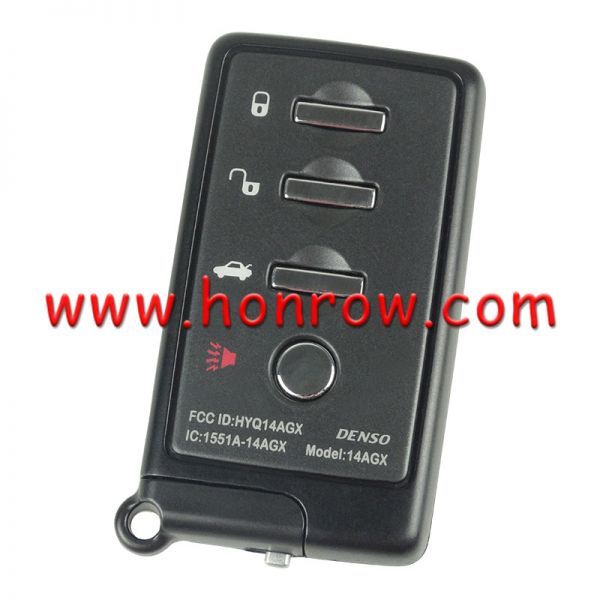For Subaru 3+1 button remote key shell with blade