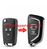 For Chevrolet 3 button modified remote key blank