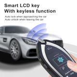 CF930 Universal Modified Remote Smart LCD Key Display Car Key Keyless Go English/Korean/Russian/Spanish/Portuguese/Arabic/Thai/Japanese/German/Itlian/French