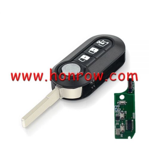 After Market  For Fiat Magnet Marelli BSI 3 button remote key With PCF7946 Chip and 433.92Mhz