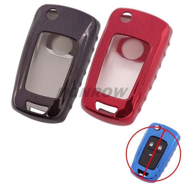 For Buick Chevrolet  Opel  TPU Red color protective key case MOQ:5 PCS