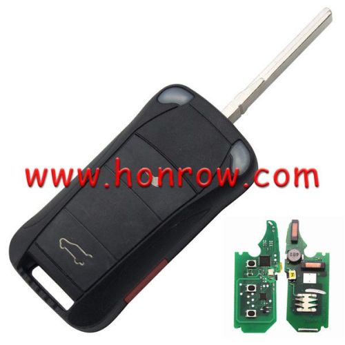 KYDZ For Porshe keyless 2+1 button remote key with PCF7942(HITAG2) with 433mhz &LED light