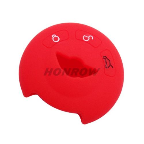 For BMW MINI 3  button silicon case (red color)