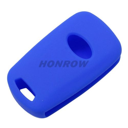 For Hyundai 3 button Silicone case blue MOQ:50PCS