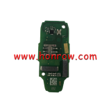 For Original Ford 3 button Keyless fiesta Remote key with 433Mhz ID49 PCF7953P chip J1BT-15K601-AD or AA. Original PCB+Aftermarket shell.