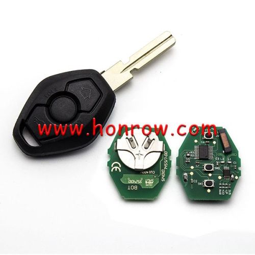 For BMW 5 Series CAS2 systerm 3 button remote key with 433mhz PCF7942chips