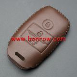 For Kia 3button key leather case for K3 K3S K5 K4