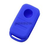 For Benz 2 button silicon case (blue color)（MOQ: 50pcs)