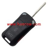 KYDZ For Porshe Cayenne 3+1 button flip remote key with red panic 46 PCF7947A HITAG2 chip 315Mhz