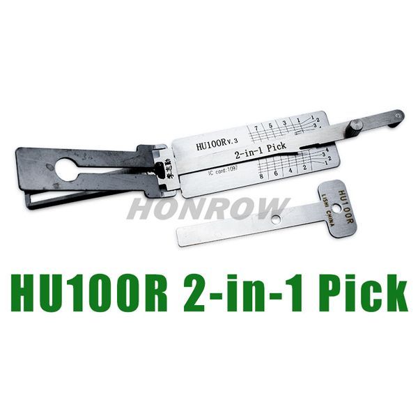 Original Lishi HU100R 2010 New For BMW lock pick and decoder together 2 in 1 genuine with best quality