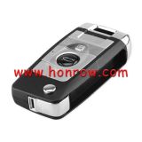For VW modified 3 button flip remote key blank