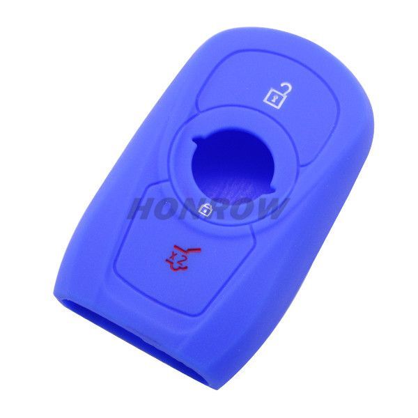 For Opel 3 button silicon case (blue color) MOQ:50PC
