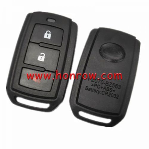 For Toyota 2+1 button key shell  for  the Indian market