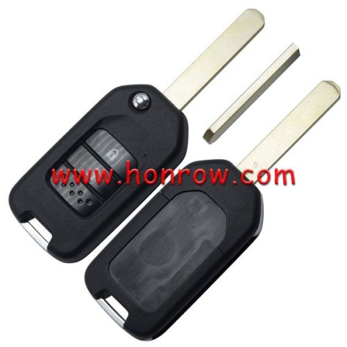 For Ho 2 button flip remote key blank