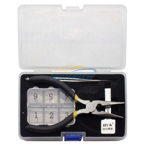 For TOY48 Key model, ajust into a new key, and then use key cutting machine to cut