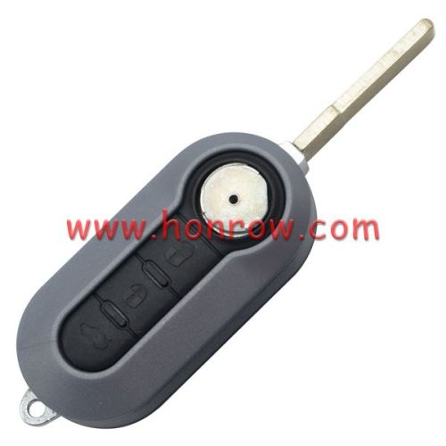 For Fi 3 button flip remote key blank (Gray Color)