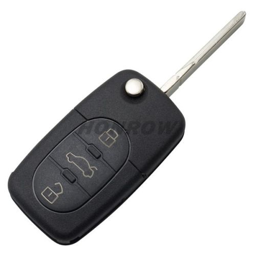For Audi 3 button remote key with big battery the remote control model is 4D0 837 231 N 434MHZ