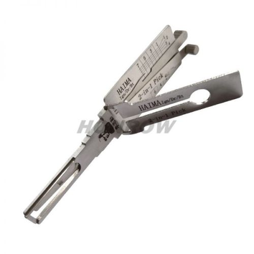 For Original Lishi HAIMA Ign/Dr/Bt 2 in 1 decode and lockpick