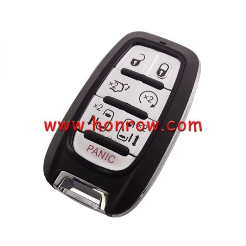 For Chrysler 6+1 remote key blank with emergency Key Blade