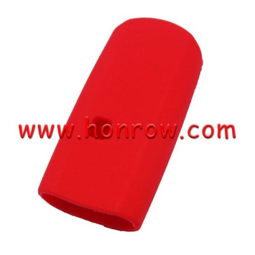 For Mazda 4 button Silicone case Red color(MOQ:50pcs)