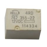 High beam headlight relay HELLA 4RD 742 355-22 12VDC MOQ:10PCS