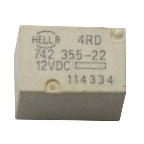 High beam headlight relay HELLA 4RD 742 355-22 12VDC MOQ:10PCS